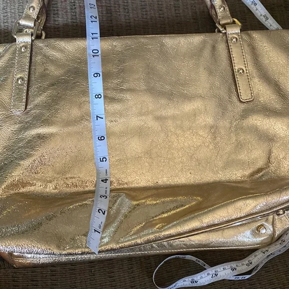Kate Spade Gold Metallic Tote Bag - Picture 12 of 16